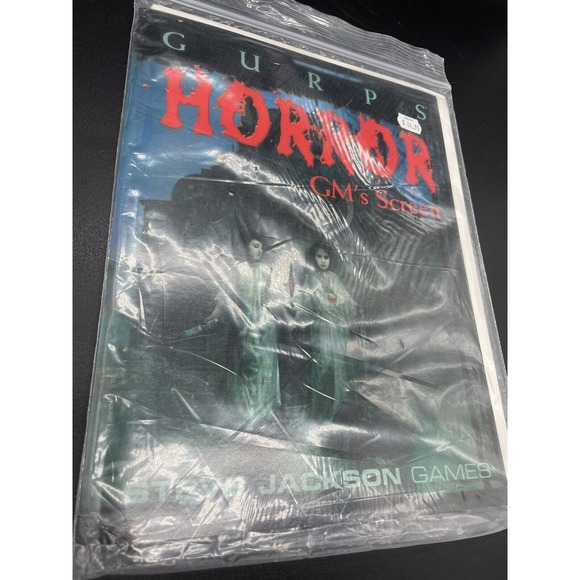 GURPS Horror Roleplaying Game GM'S Screen SJG 6417 NEW Rpg Steve Jackson New! - Picture 2 of 3